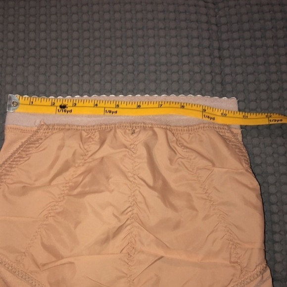 Vintage Shapewear girdle high waisted slimmer with leg shaper nude Small - Picture 8 of 11